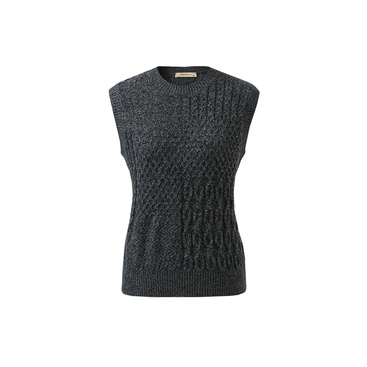 100% Cashmere Women's Knitted Sleeveless Sweater Vest