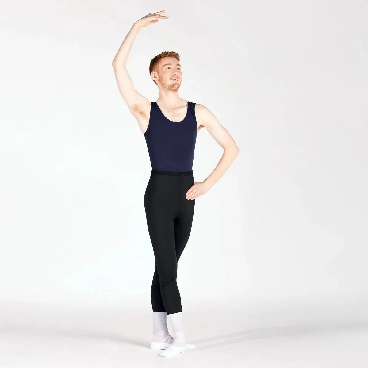 1st Position Male Sleeveless Scoop Neck Ballet Dance Leotard