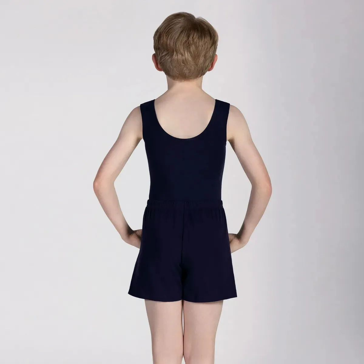 1st Position Male Sleeveless Scoop Neck Ballet Dance Leotard