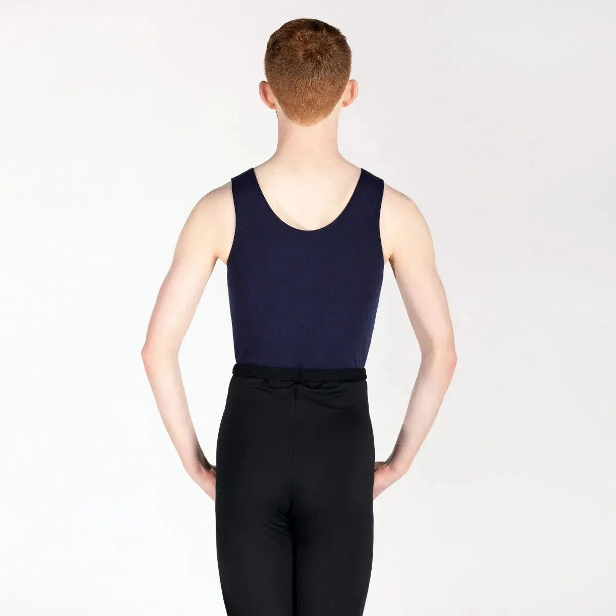 1st Position Male Sleeveless Scoop Neck Ballet Dance Leotard