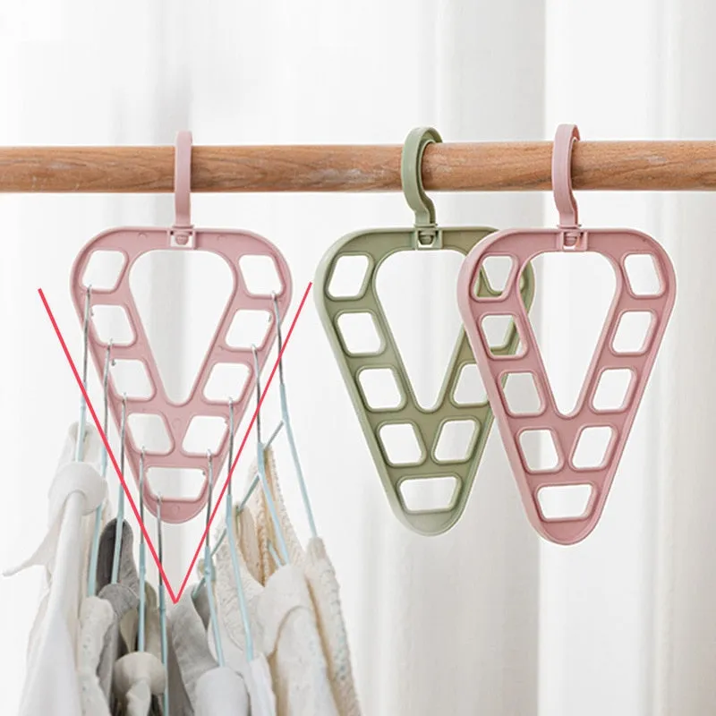 3pcs 9-Hole Magic Clothes Hanger Closet Organizer