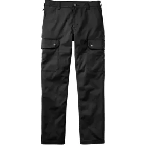 40 Grit Men's Black Flex Twill Slim Fit Cargo Pants