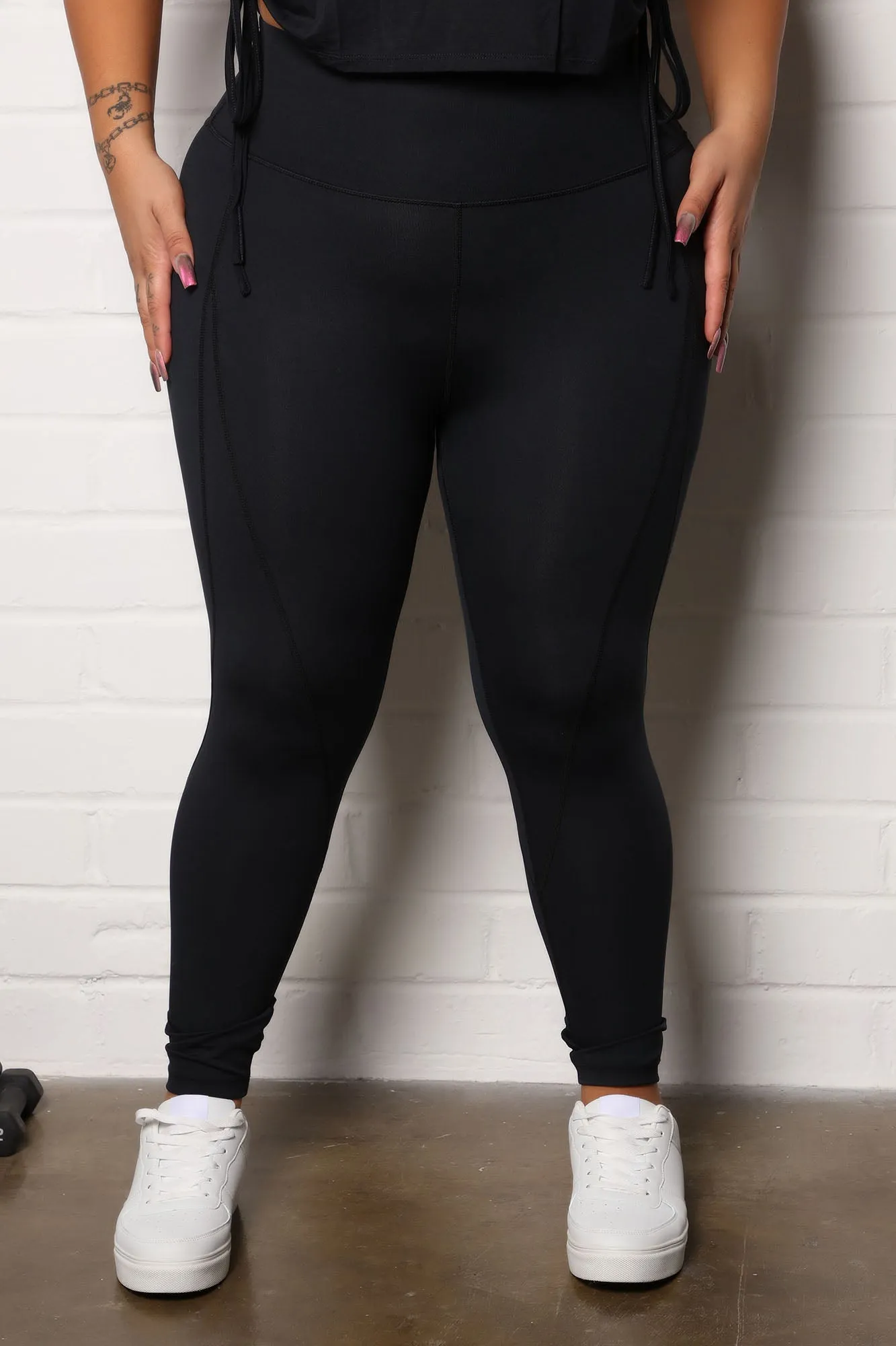 A Winner Active Compression Legging - Black