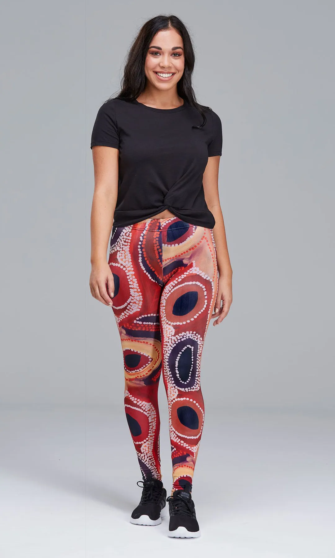 Aboriginal Art Adults Leggings Kaalpa