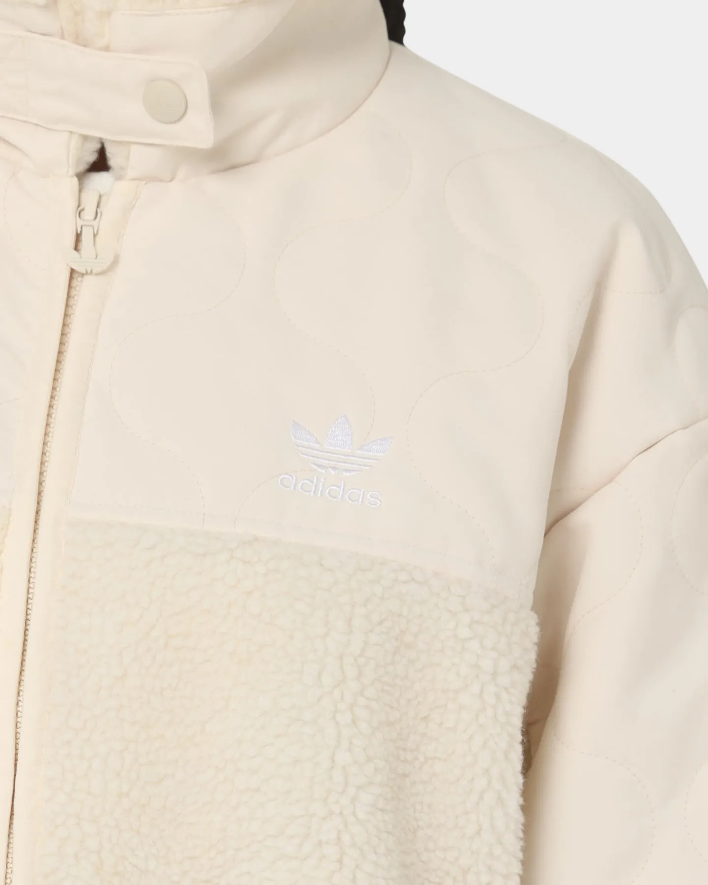 Adidas Women's Sherpa Jacket Wonder White