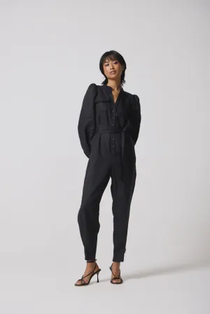 Agni Utility Jumpsuit Liquorice