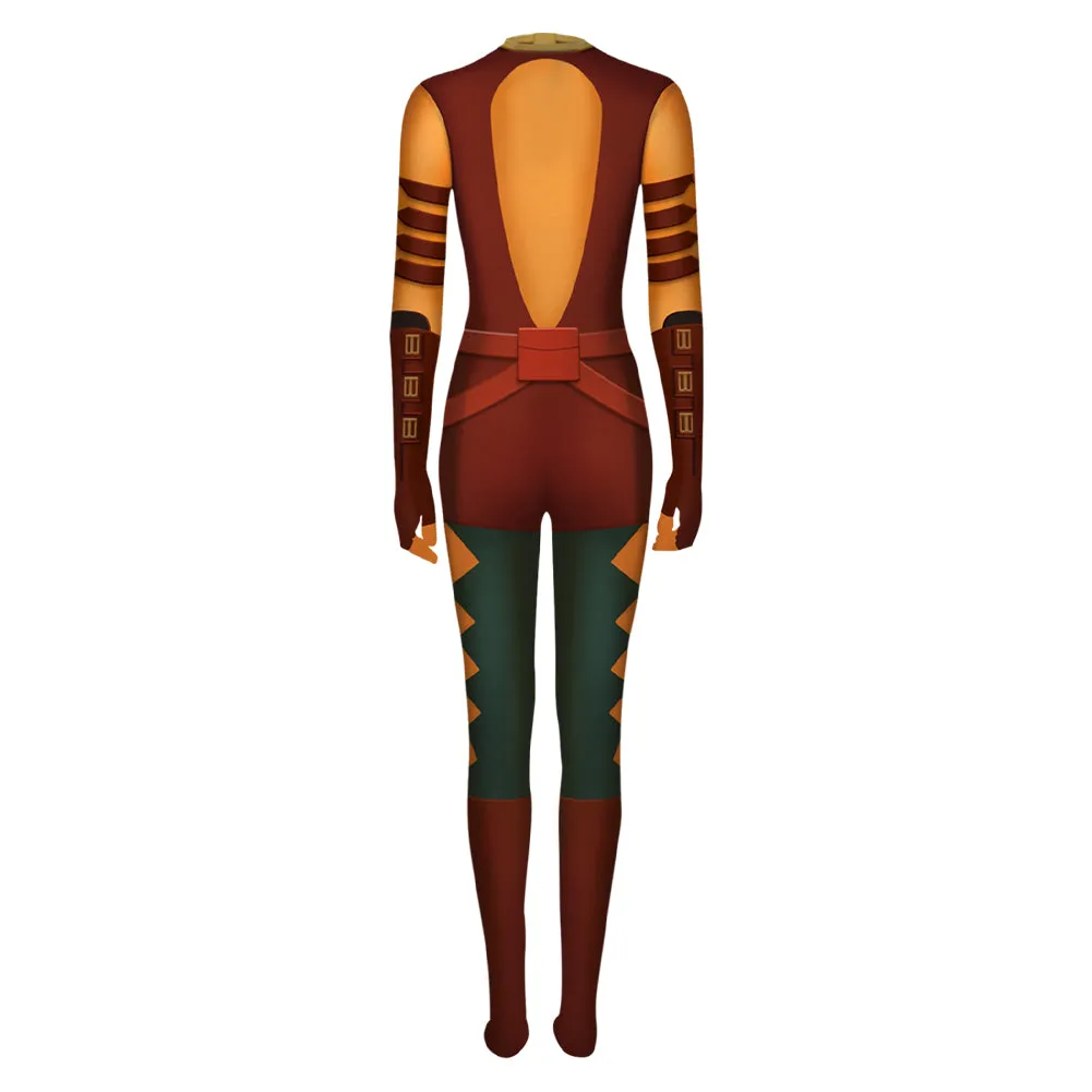 Ahsoka Tano Women Jumpsuit Outfits Party Carnival Halloween Cosplay Costume