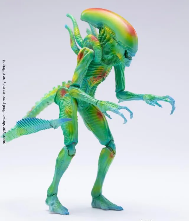 Alien vs. Predator Alien Warrior (Thermal Vision) 1:18 Scale PX Previews Exclusive Figure