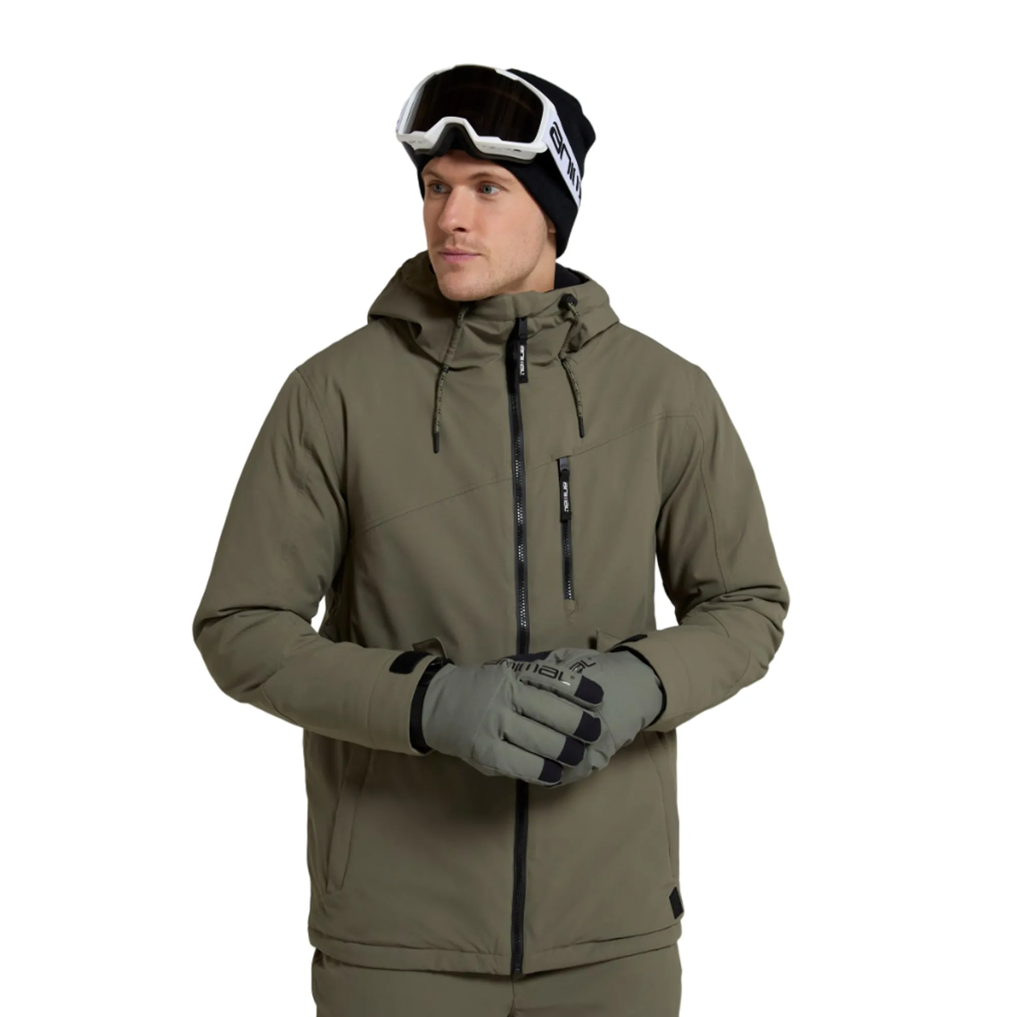 Animal Mens Laxx Logo Ski Jacket