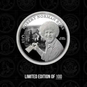 AP Bob Ross Silver Coin 1 oz