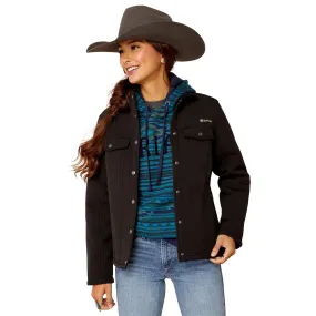 Ariat Women's Berber Back Softshell Jacket, Black