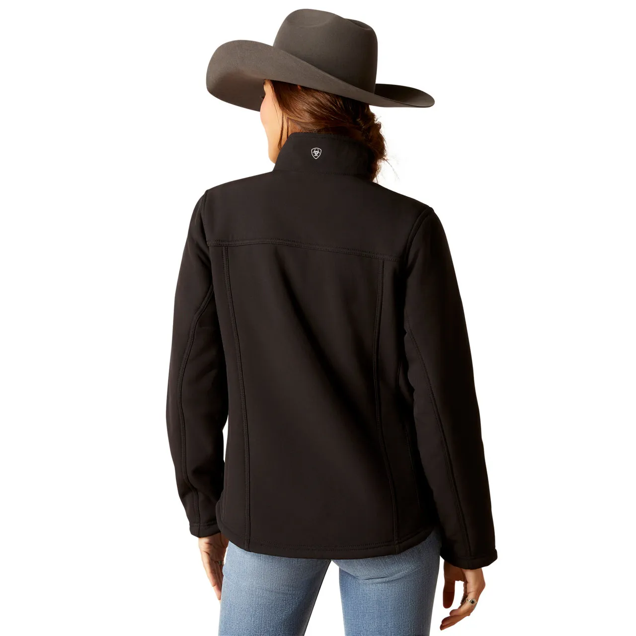 Ariat Women's Berber Back Softshell Jacket, Black