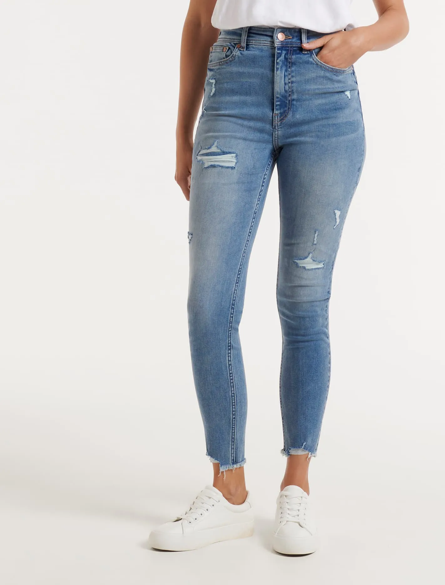 Ashley Mid Rise Skinny Jean