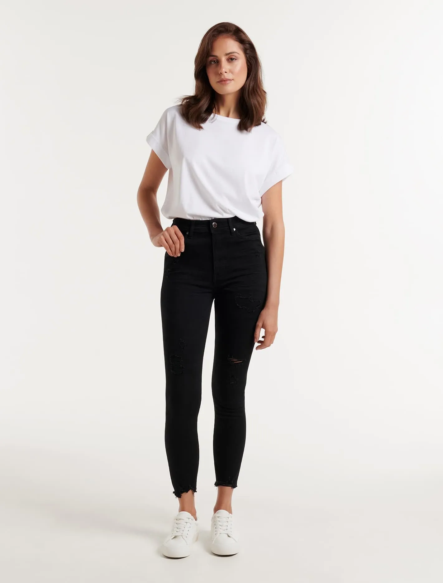 Ashley Mid Rise Skinny Jean