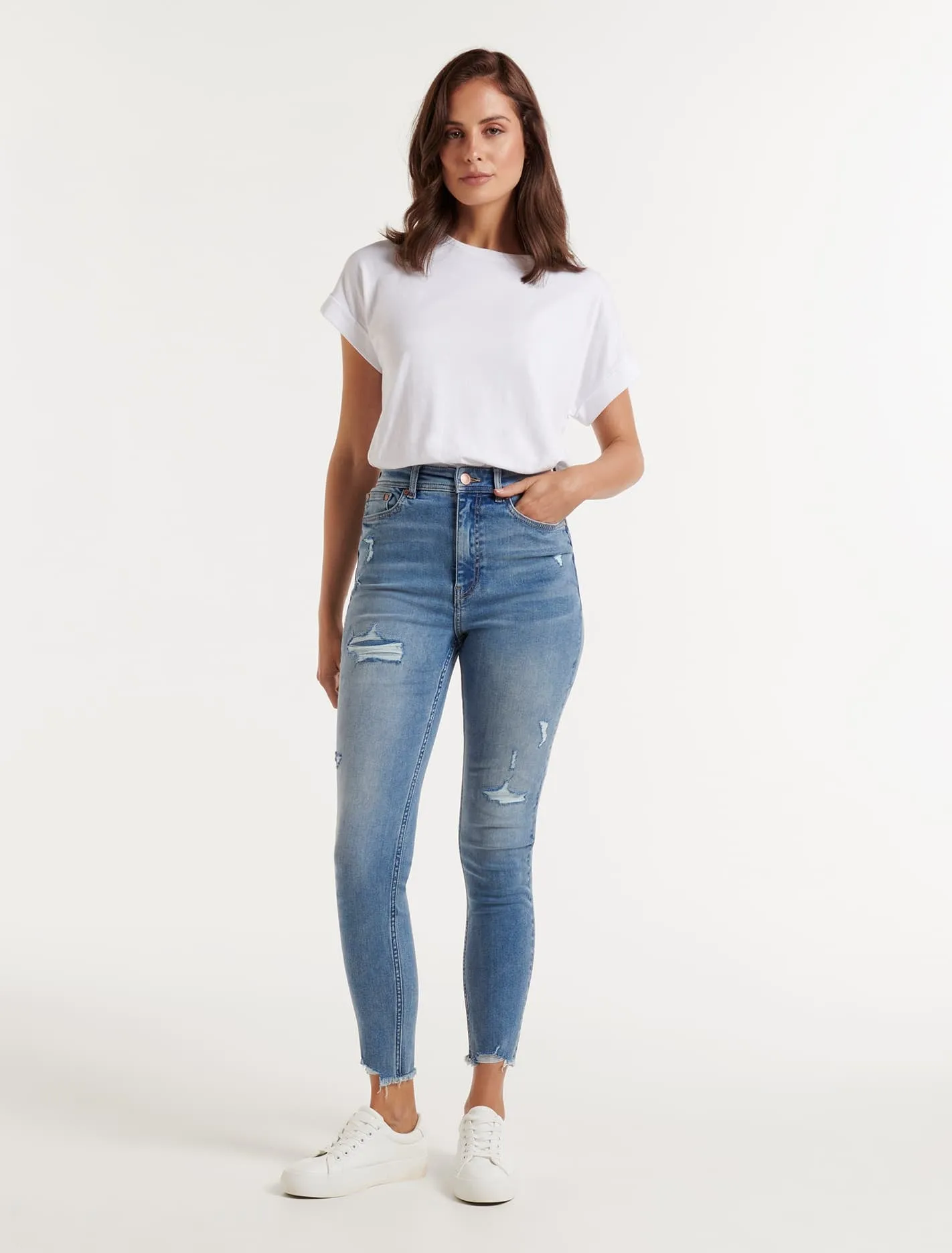 Ashley Mid Rise Skinny Jean