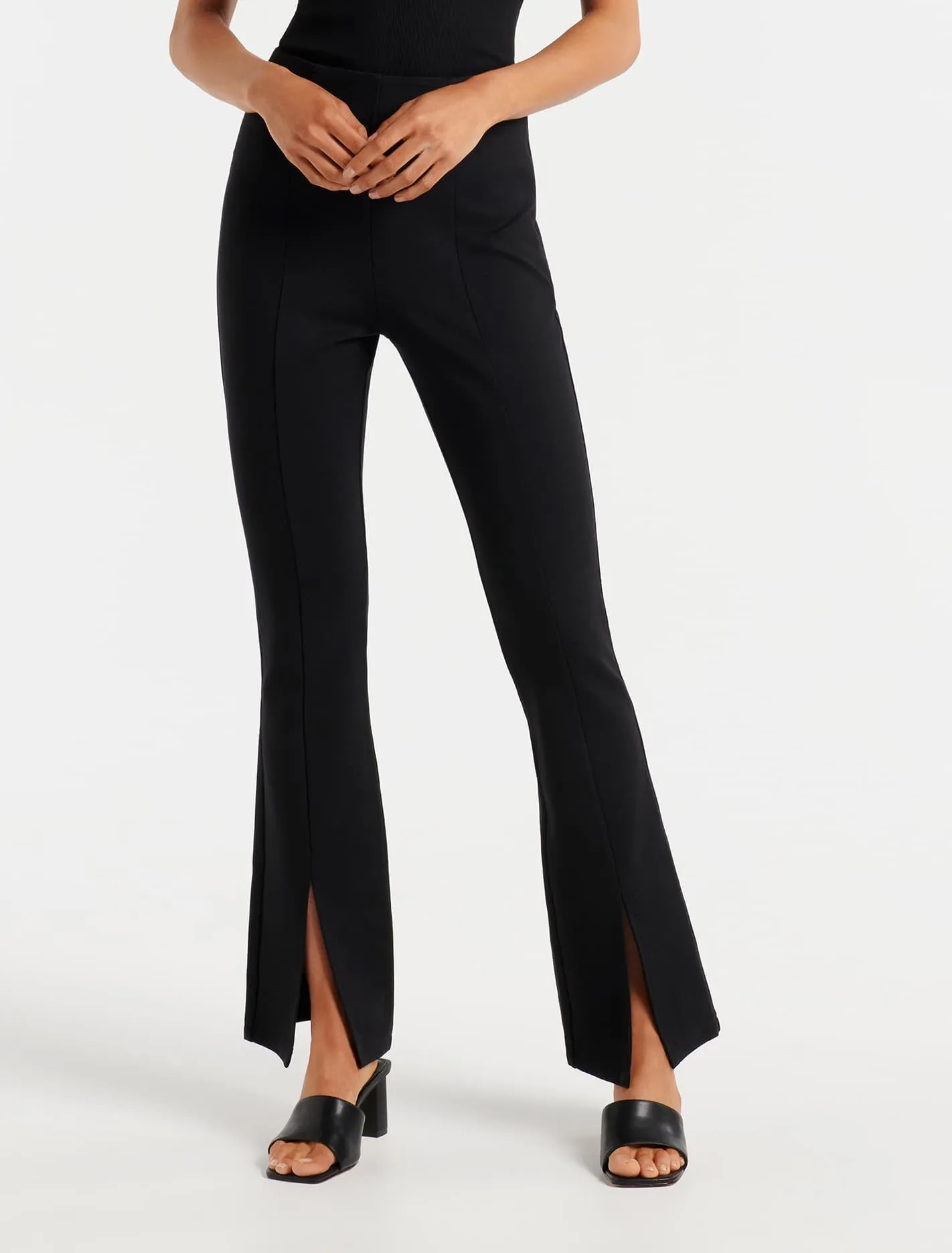 Astrid Petite Flare Ponte Pant