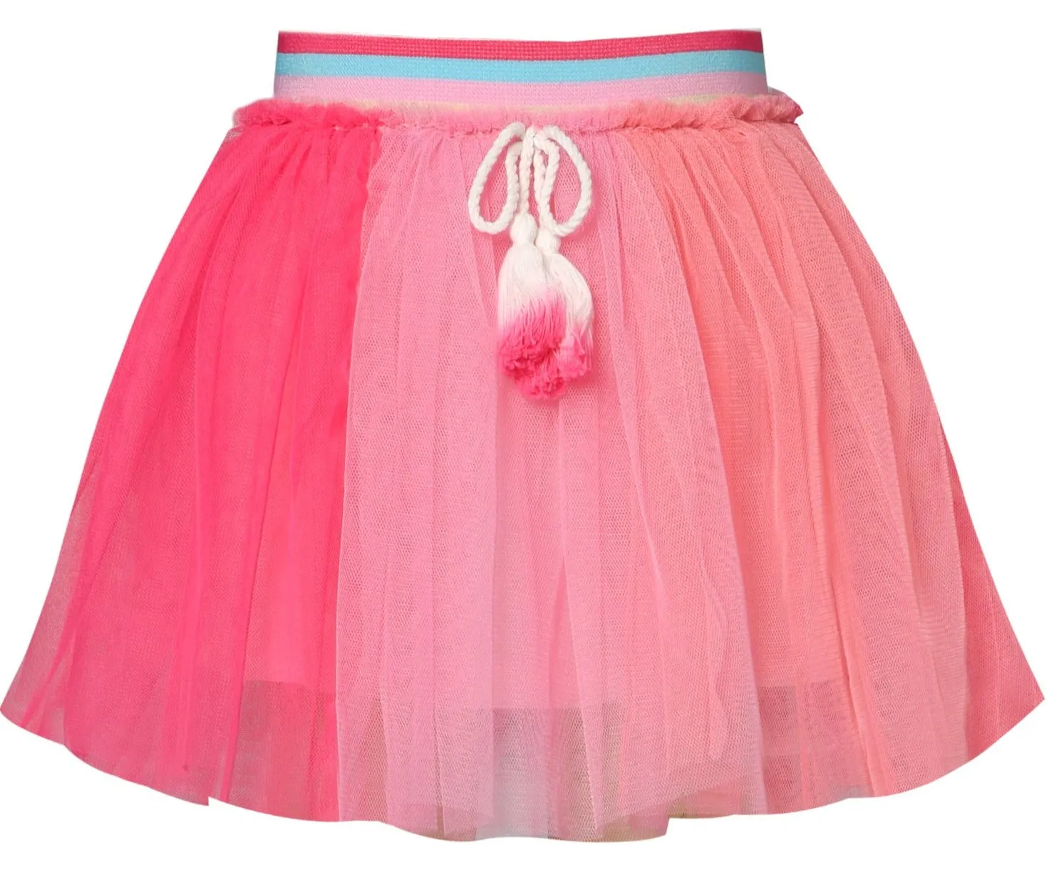 Baby Sara Color Blocked Tutu Mesh Skirt