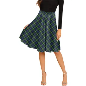 Baillie (Bailey) Tartan Melete Pleated Midi Skirt