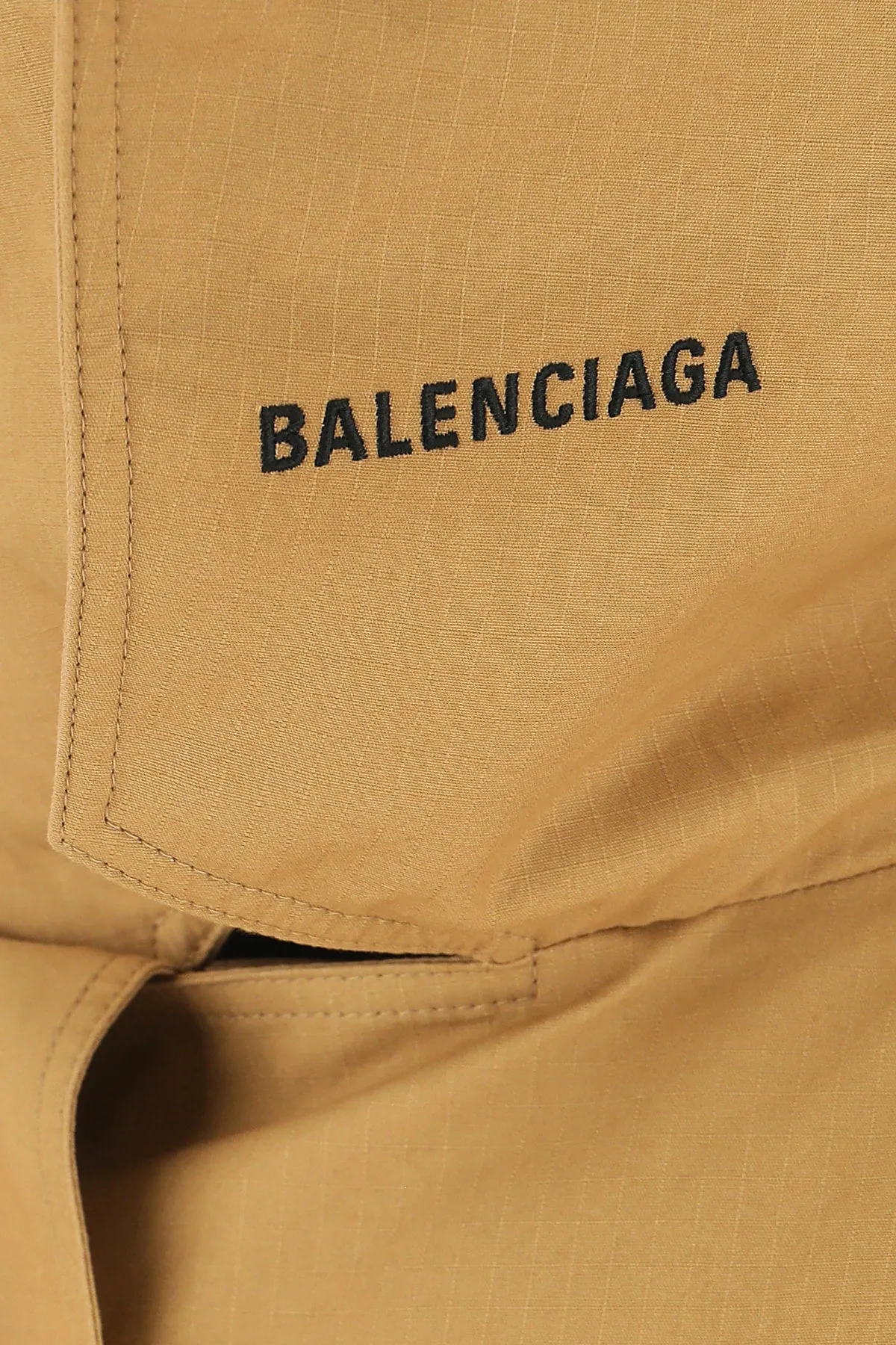 Balenciaga Oversized Belted Trench Coat