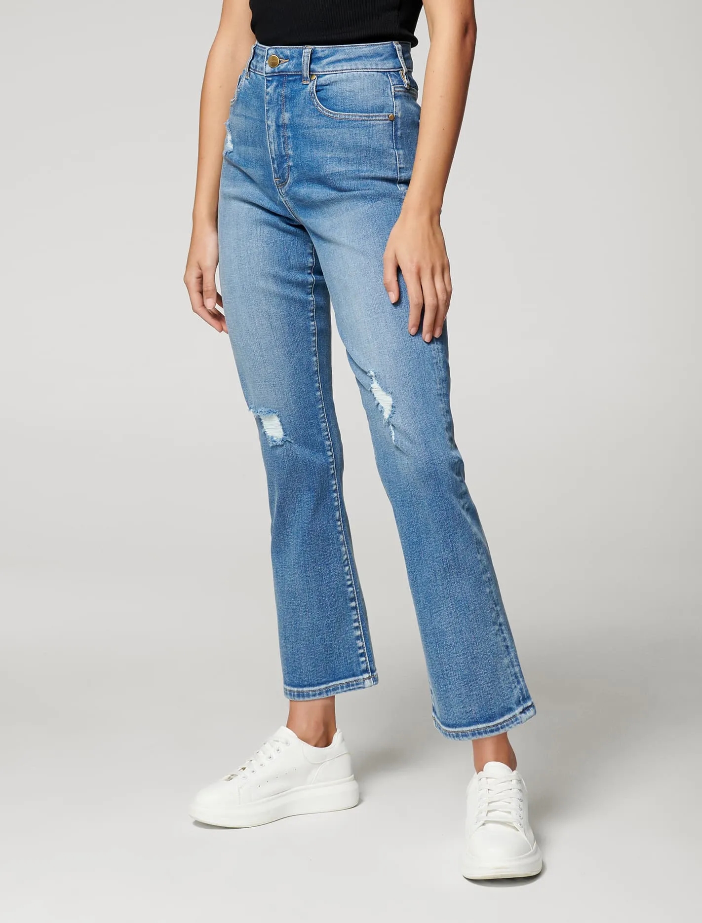 Bambi Mid Rise Slim Jean