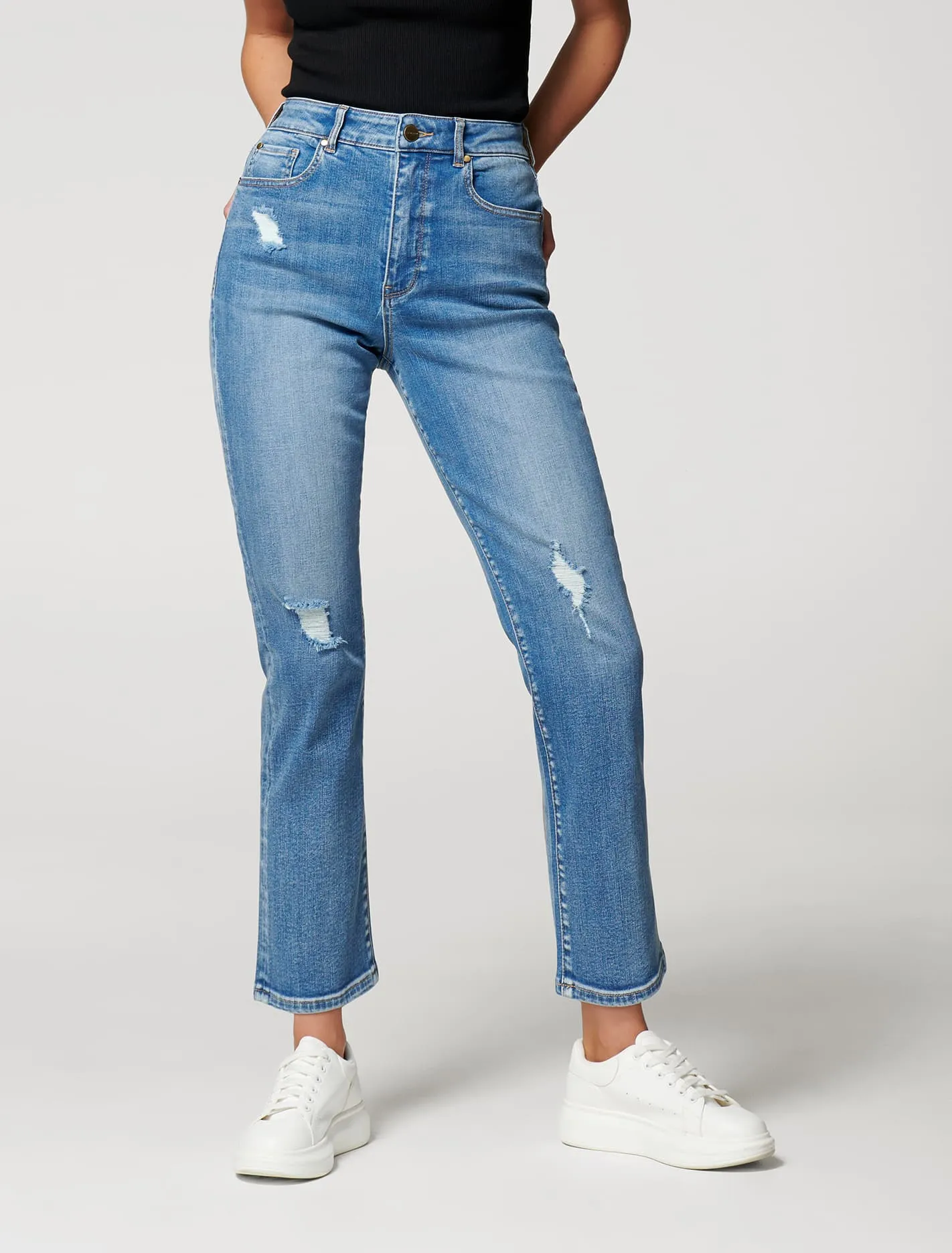 Bambi Mid Rise Slim Jean