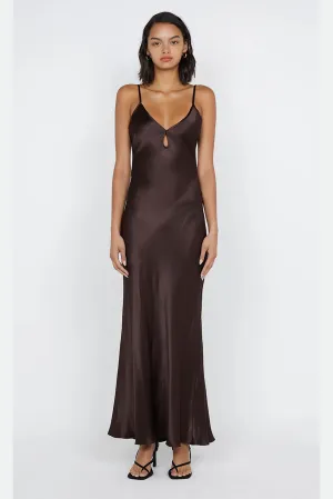 BEC   BRIDGE | Cedar City Maxi Dress - Dark Chocolate