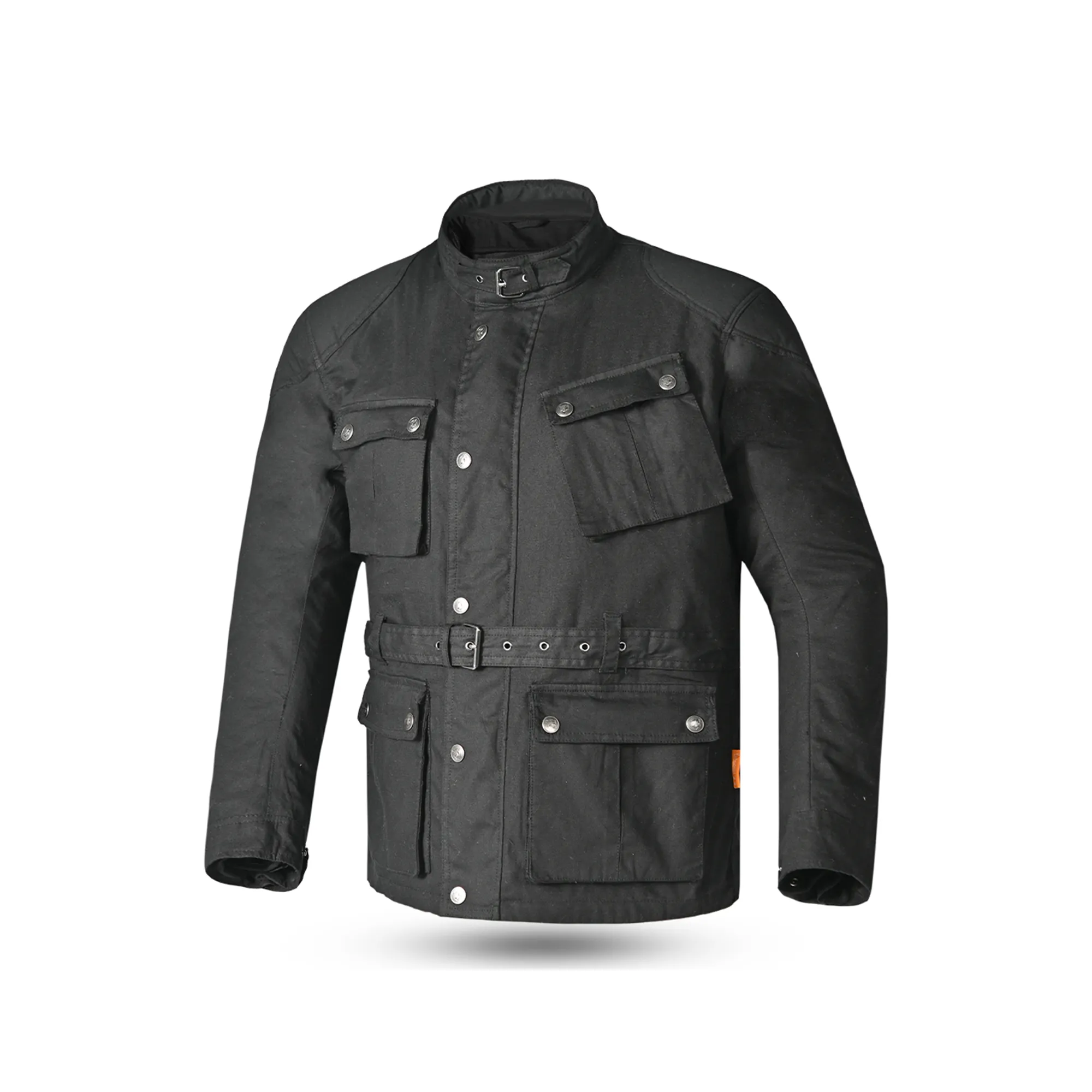 BELA Tectical Wax Cotton Urban Jacket Black