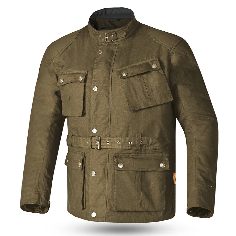 BELA Tectical Wax Cotton Urban Jacket Olive