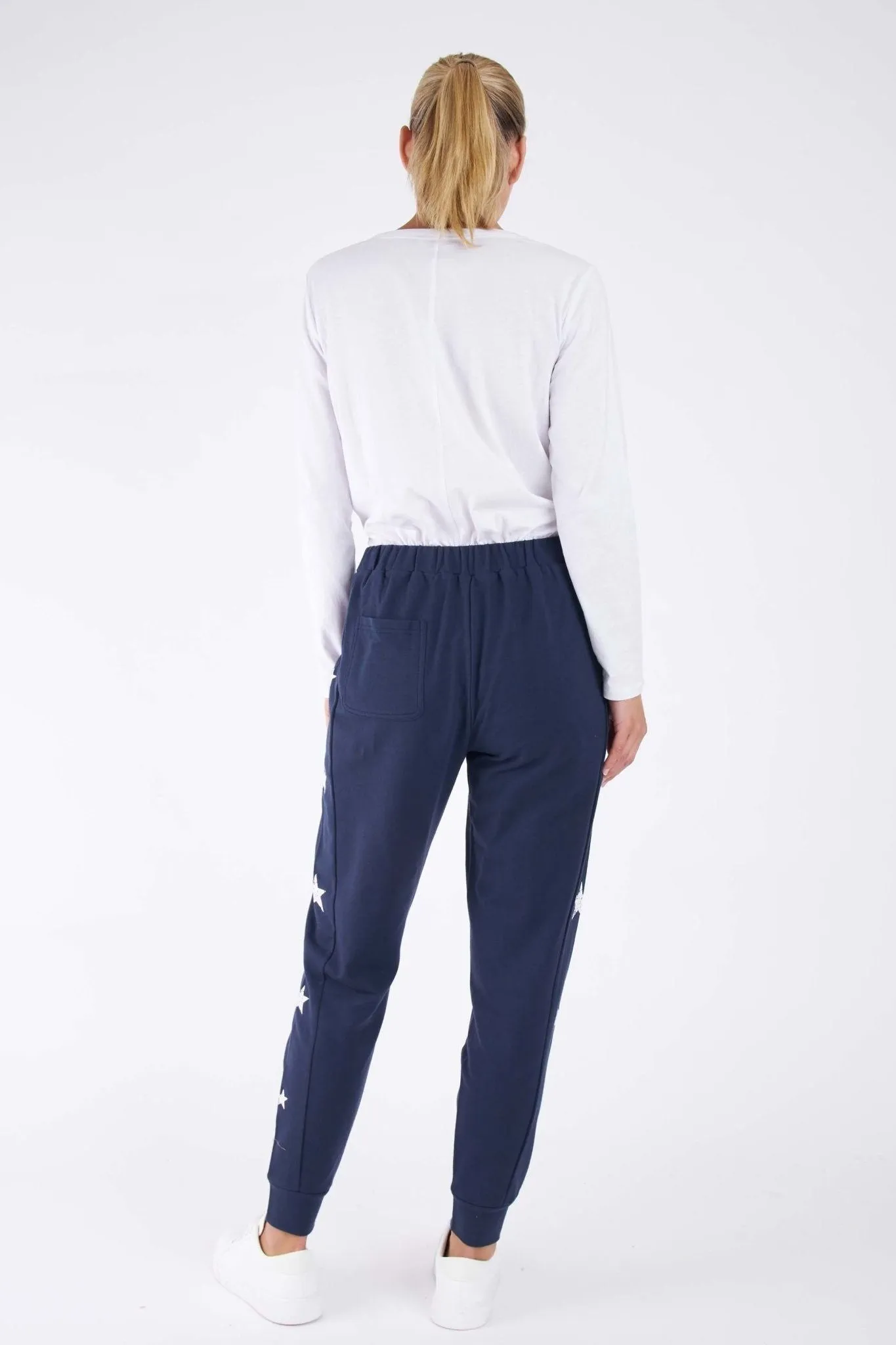 Betty Basics Lindsay Jogger in Navy Star