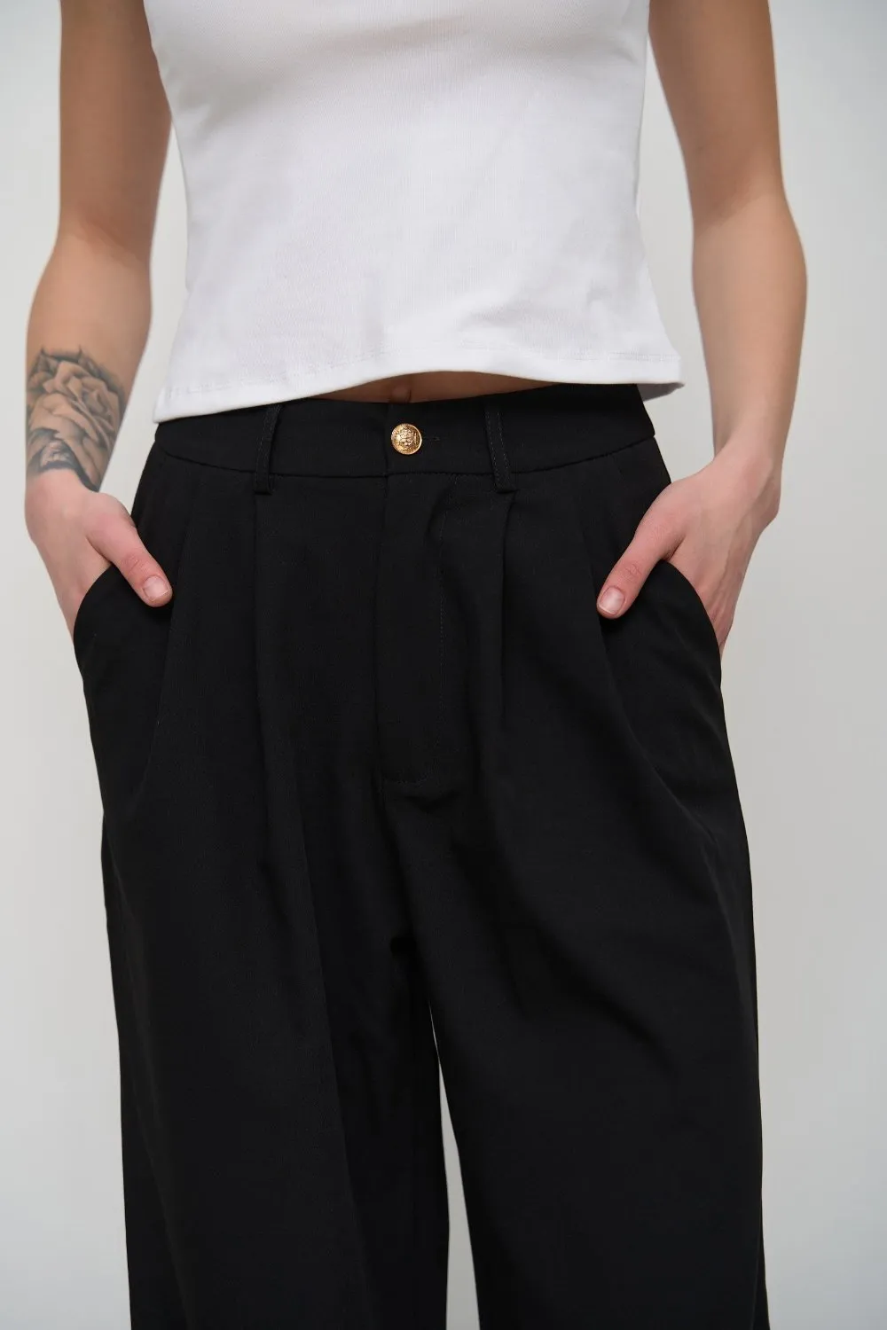 Black Wide Leg Pants