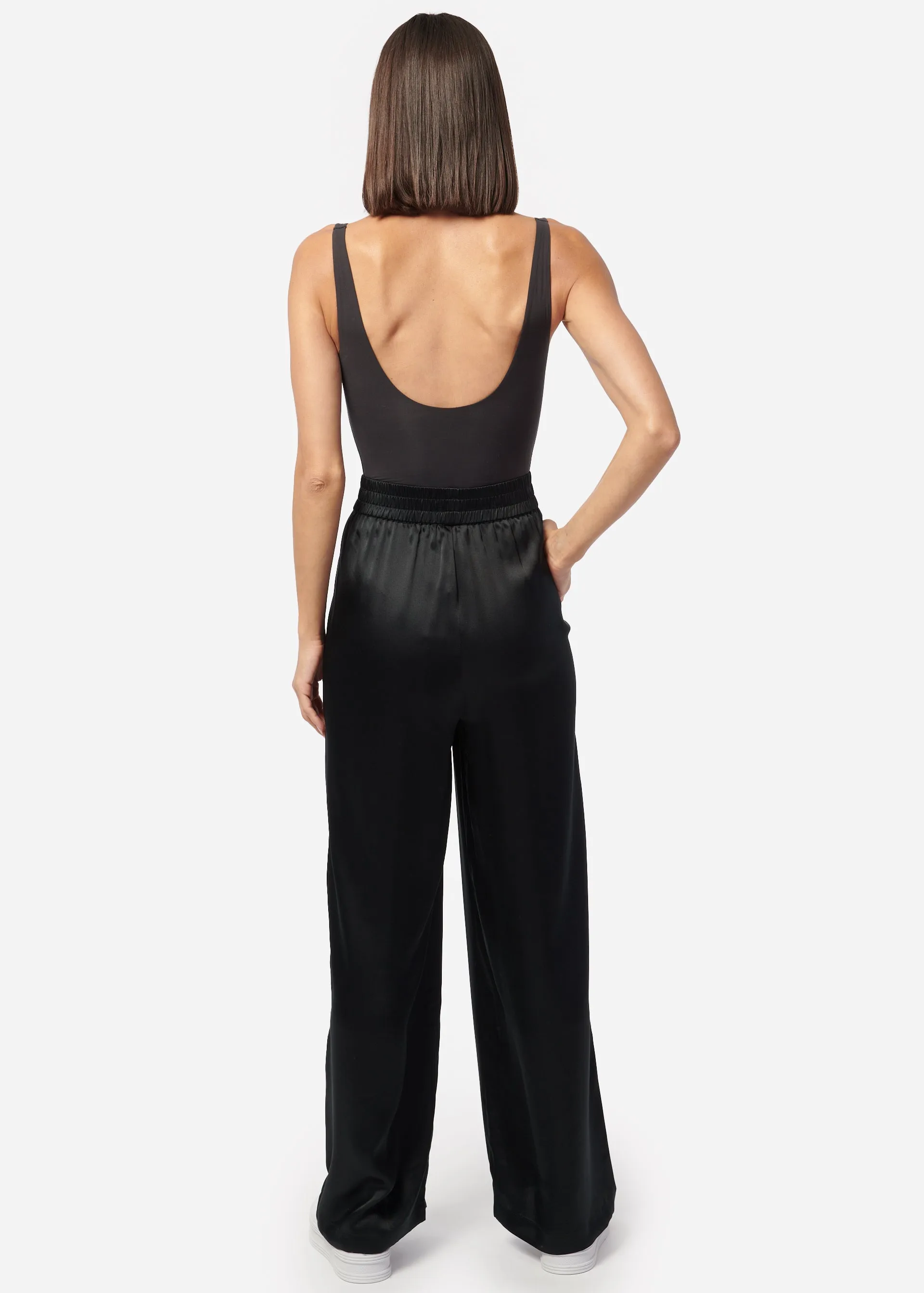 Bleecker Silk Pant Black