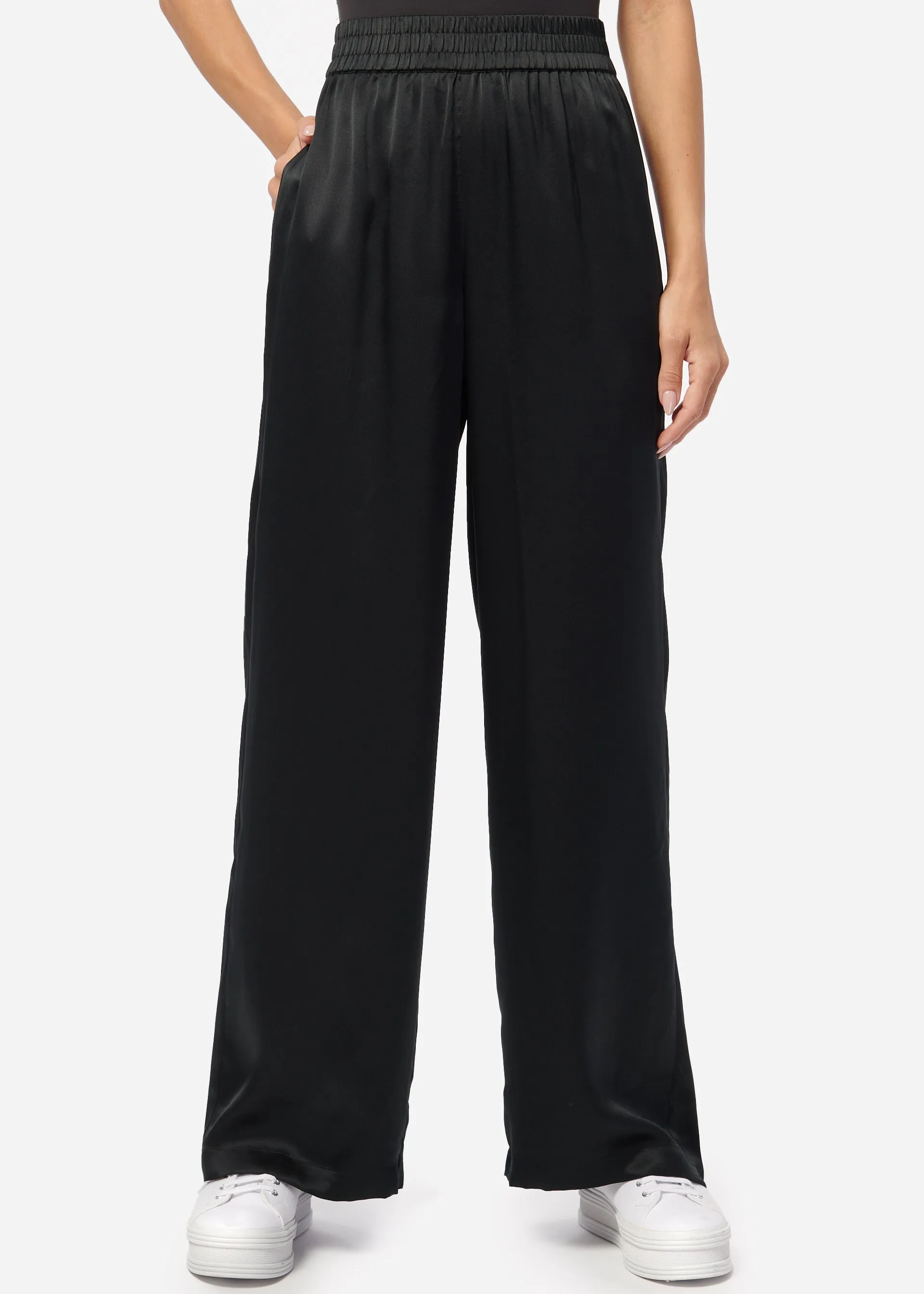 Bleecker Silk Pant Black