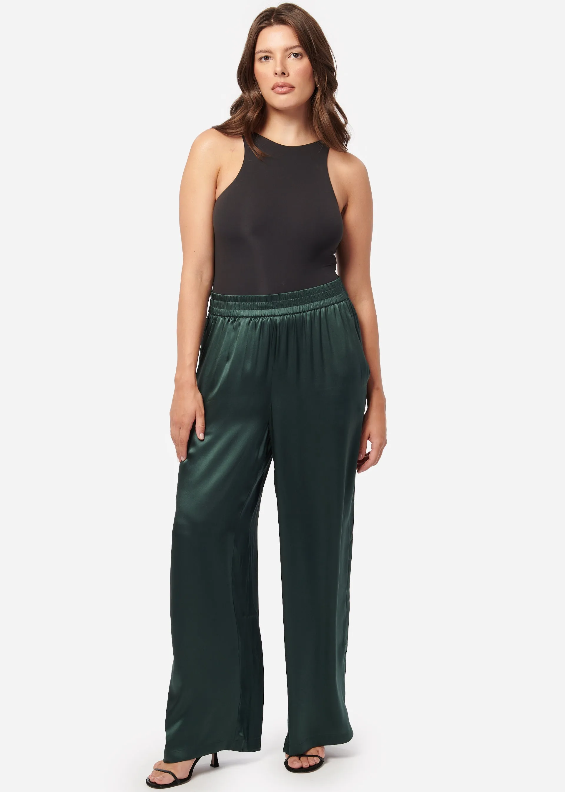 Bleecker Silk Pant Hunter