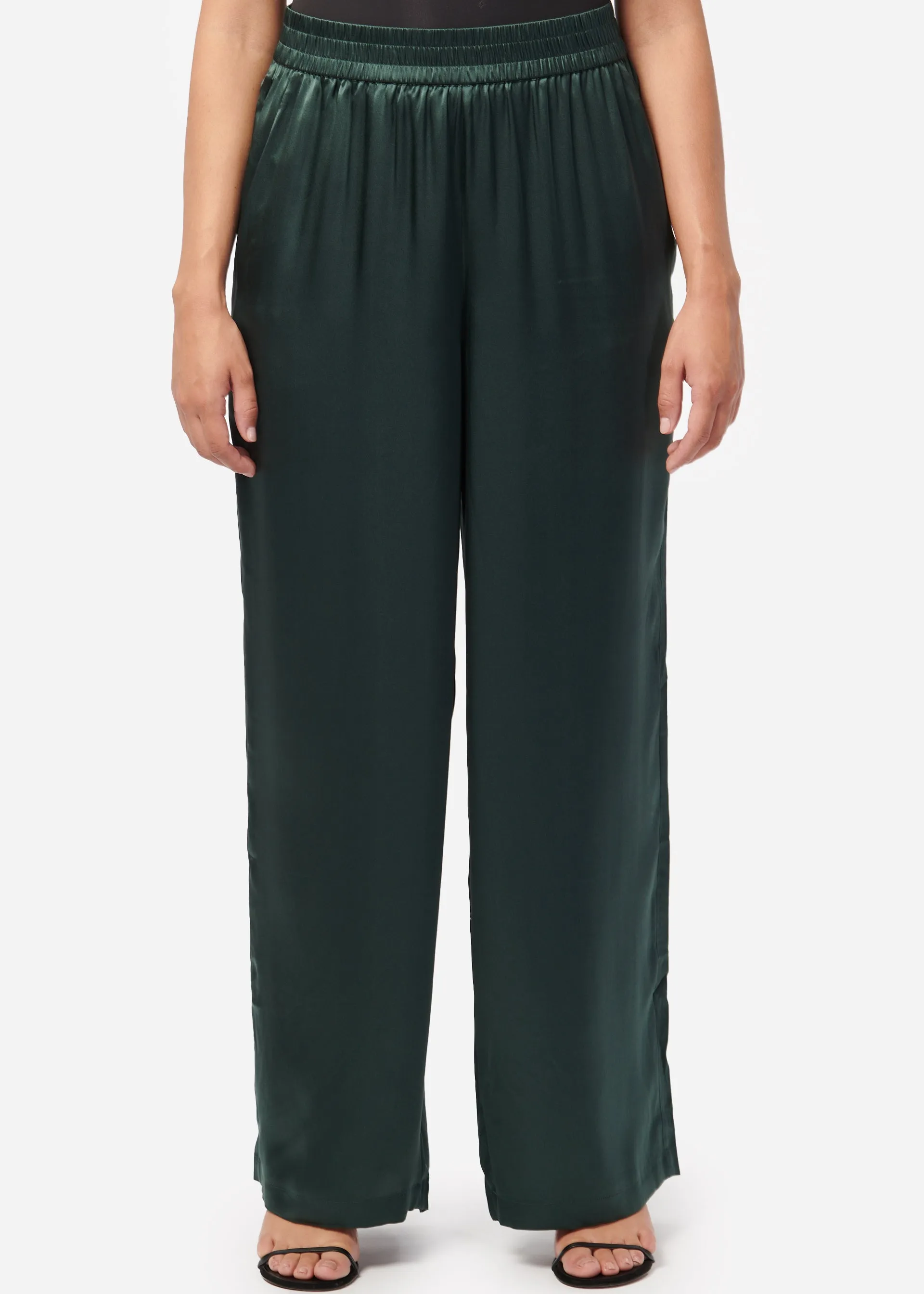 Bleecker Silk Pant Hunter