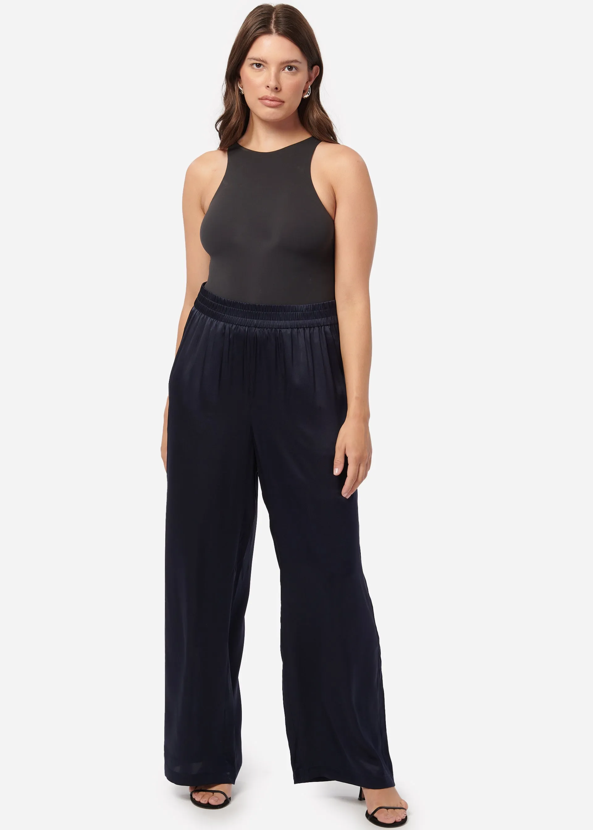 Bleecker Silk Pant Navy