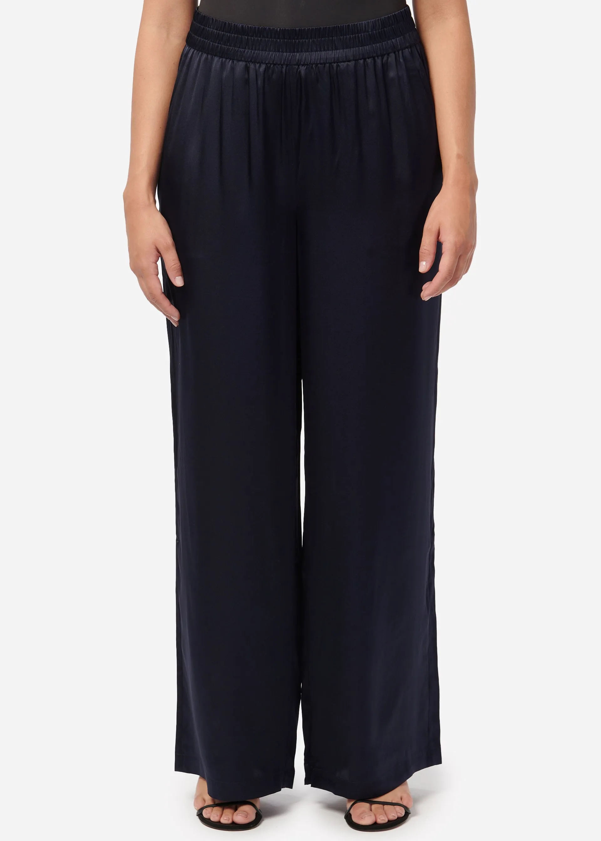 Bleecker Silk Pant Navy