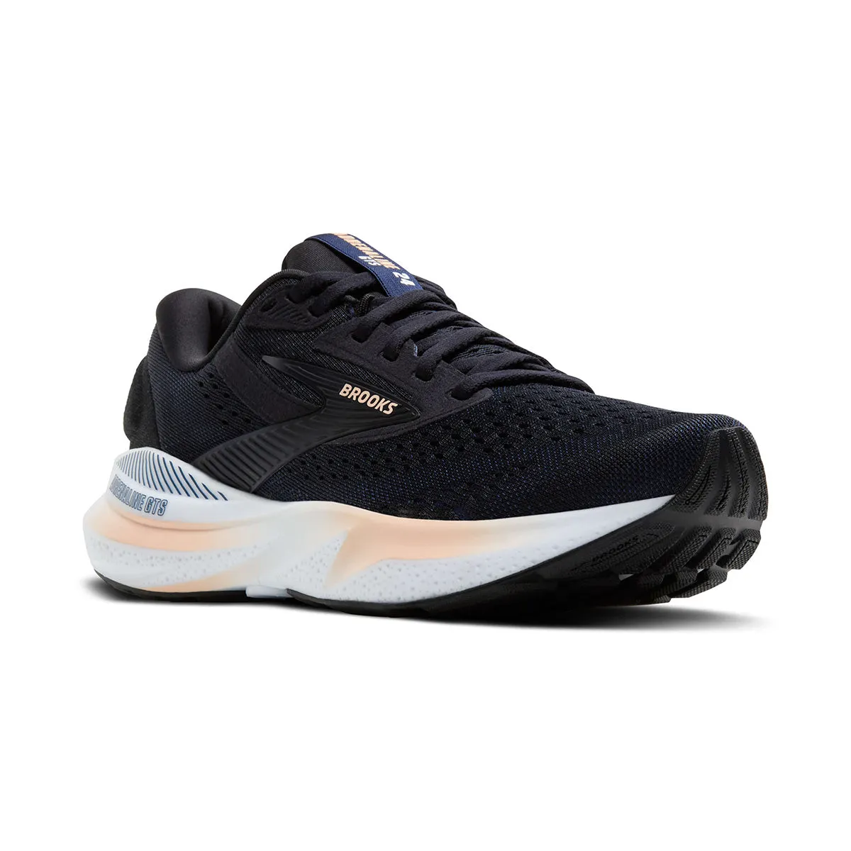 Brooks Adrenaline GTS 24 Womens | Black/peach/peacoat