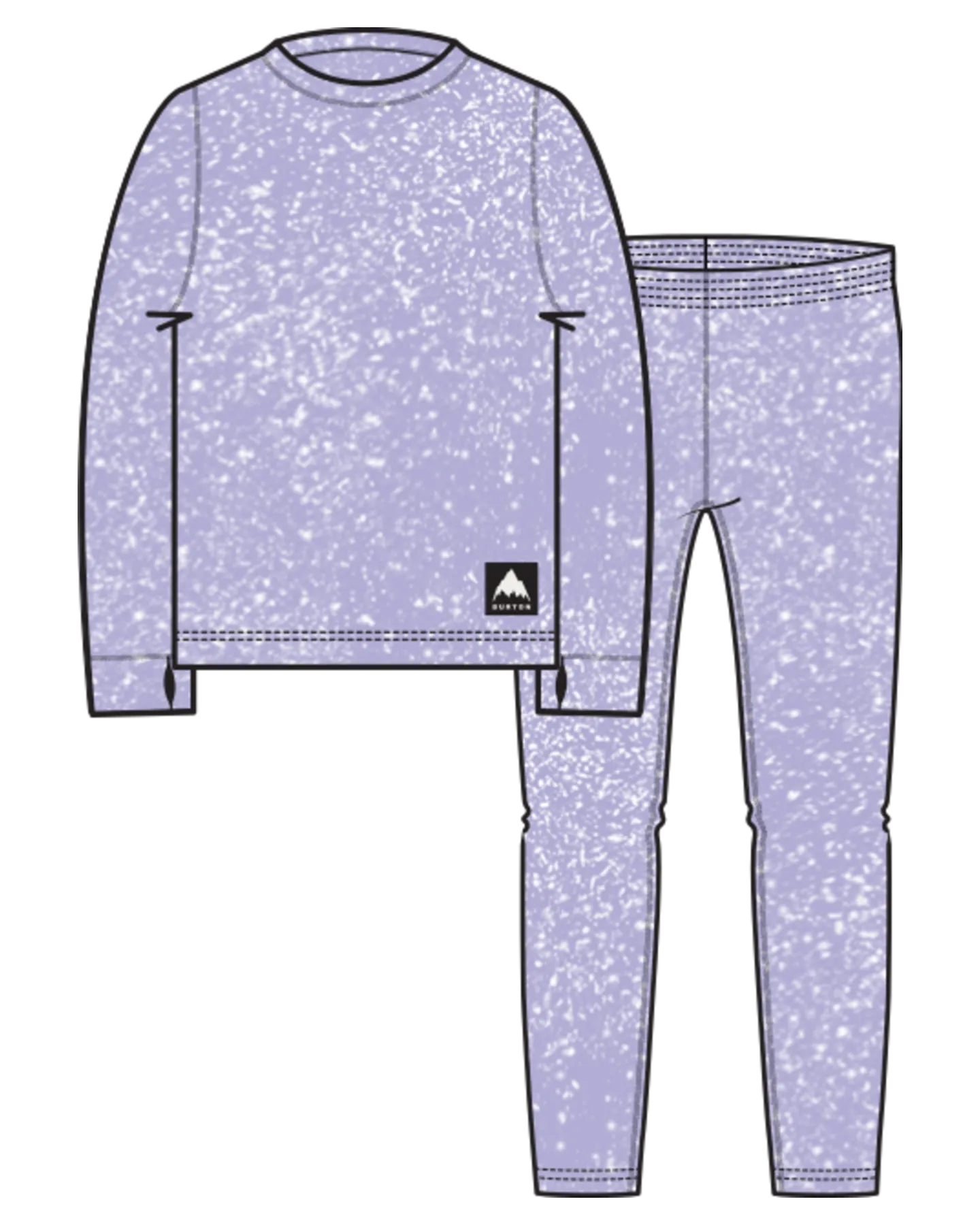 Burton Kids' Fleece Base Layer Set - Stardust