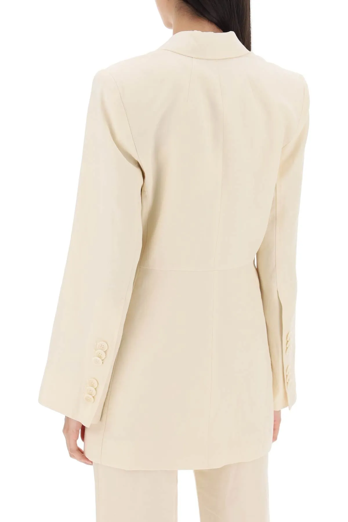 By malene birger porter linen blend blazer