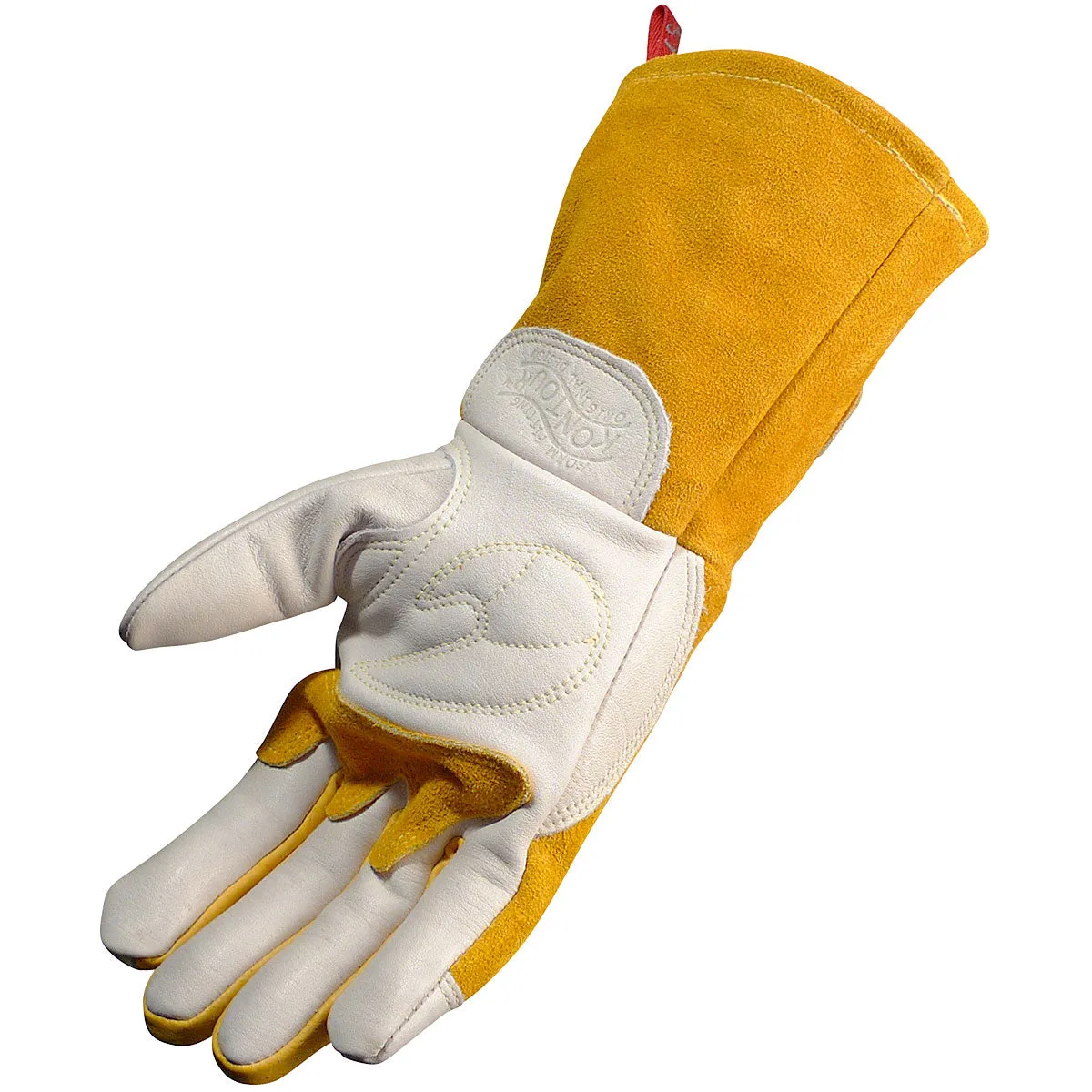 Caiman 1810 Premium Cow Grain MIG/Stick with Padded Reinforced Palm-2-Layer Insulated Back Welder's Glove (1 Pair)