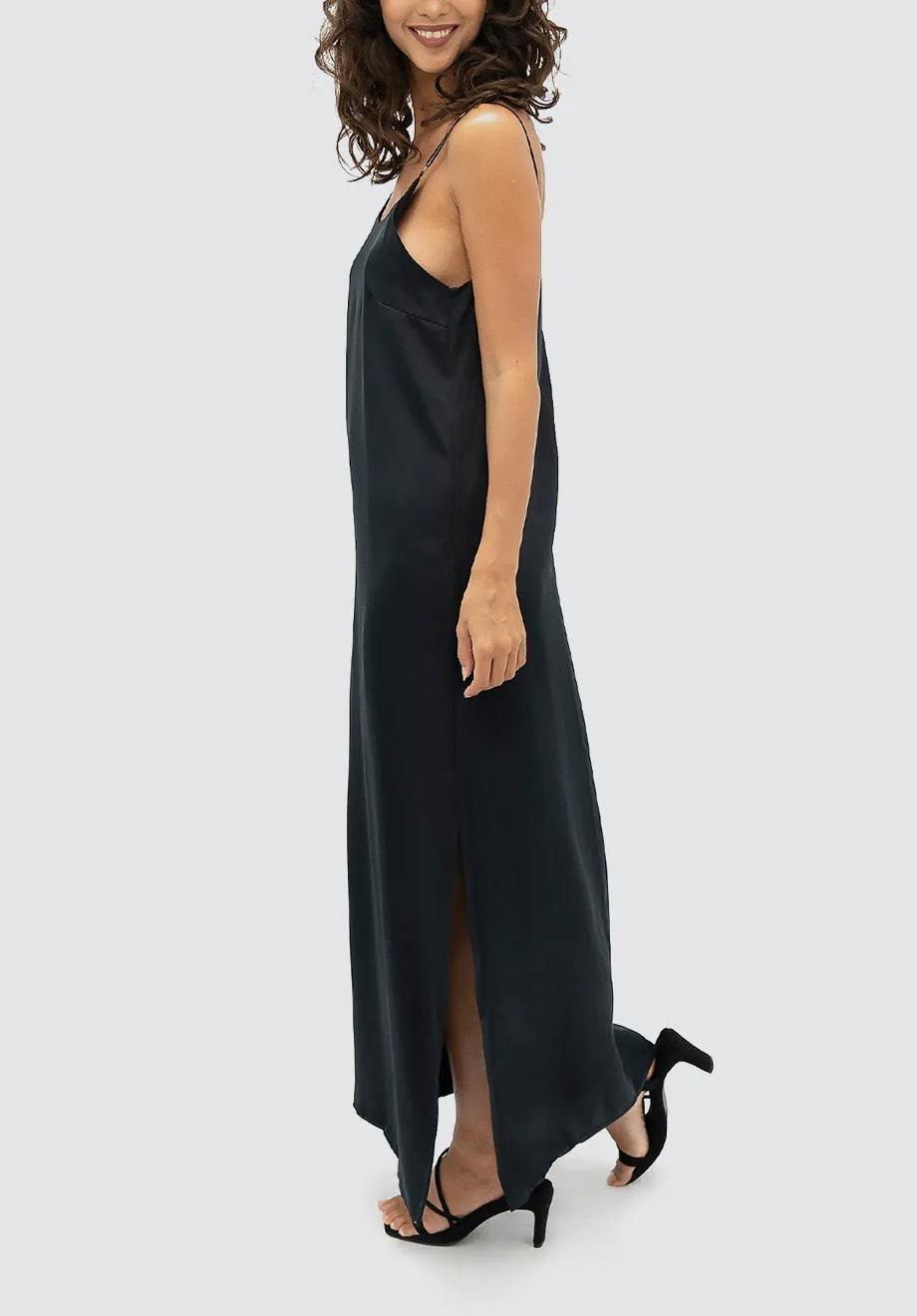 Calabar CBQ - Slip Dress | Black