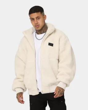 Calvin Klein CK Sherpa Jacket Eggshell