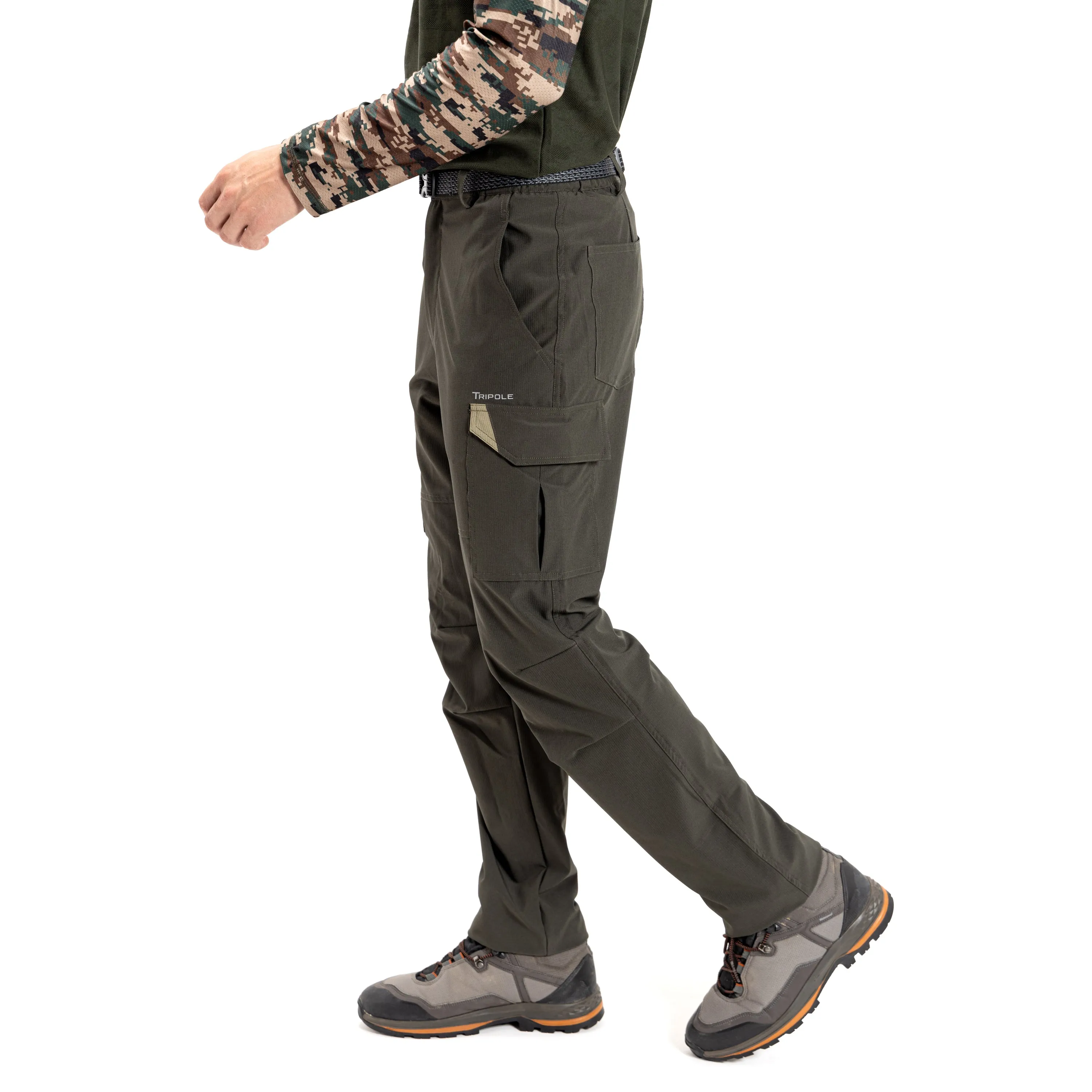 Cargo Trousers and Pants for Hiking and Travelling I Green