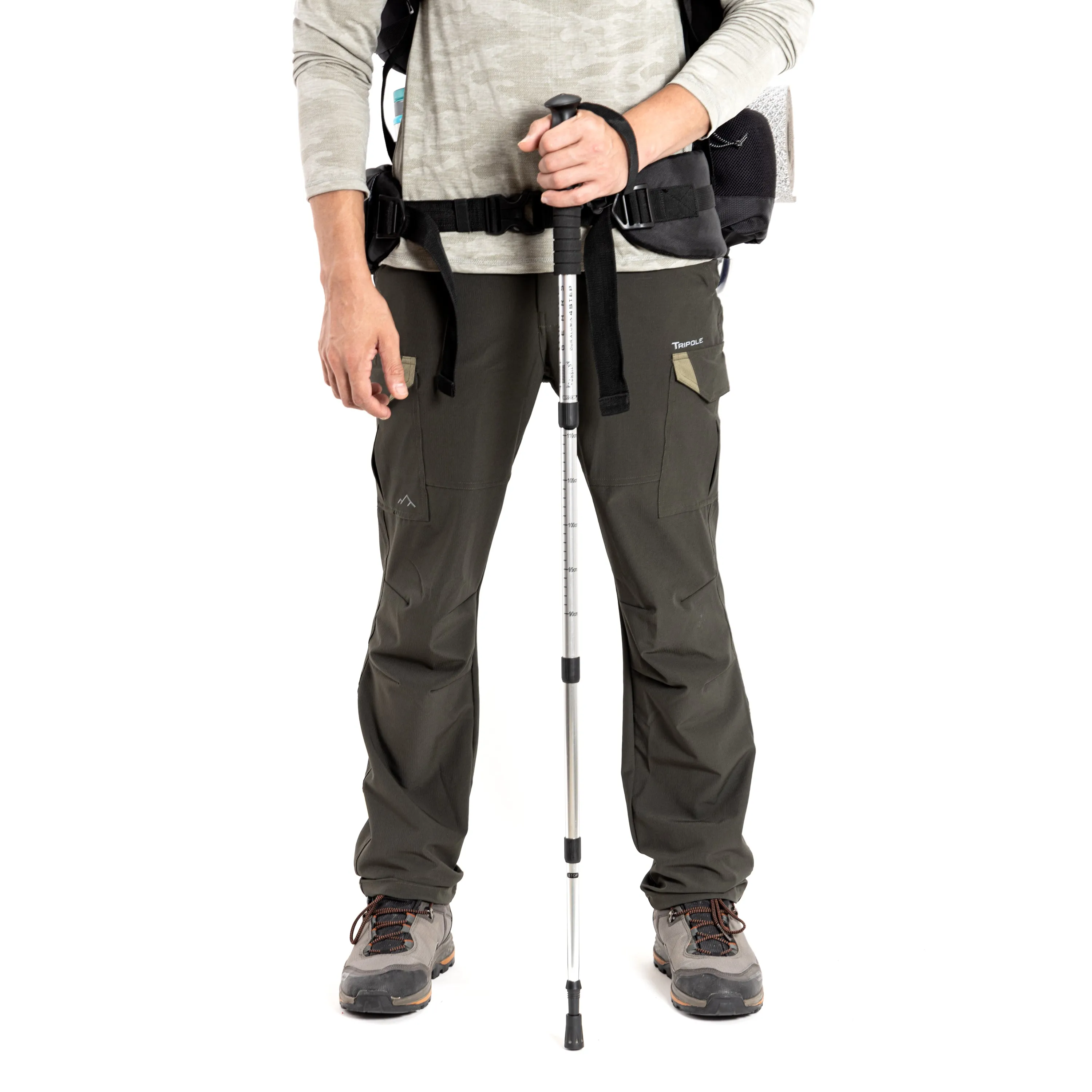 Cargo Trousers and Pants for Hiking and Travelling I Green