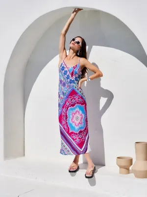 Carie Midi Dress in Print