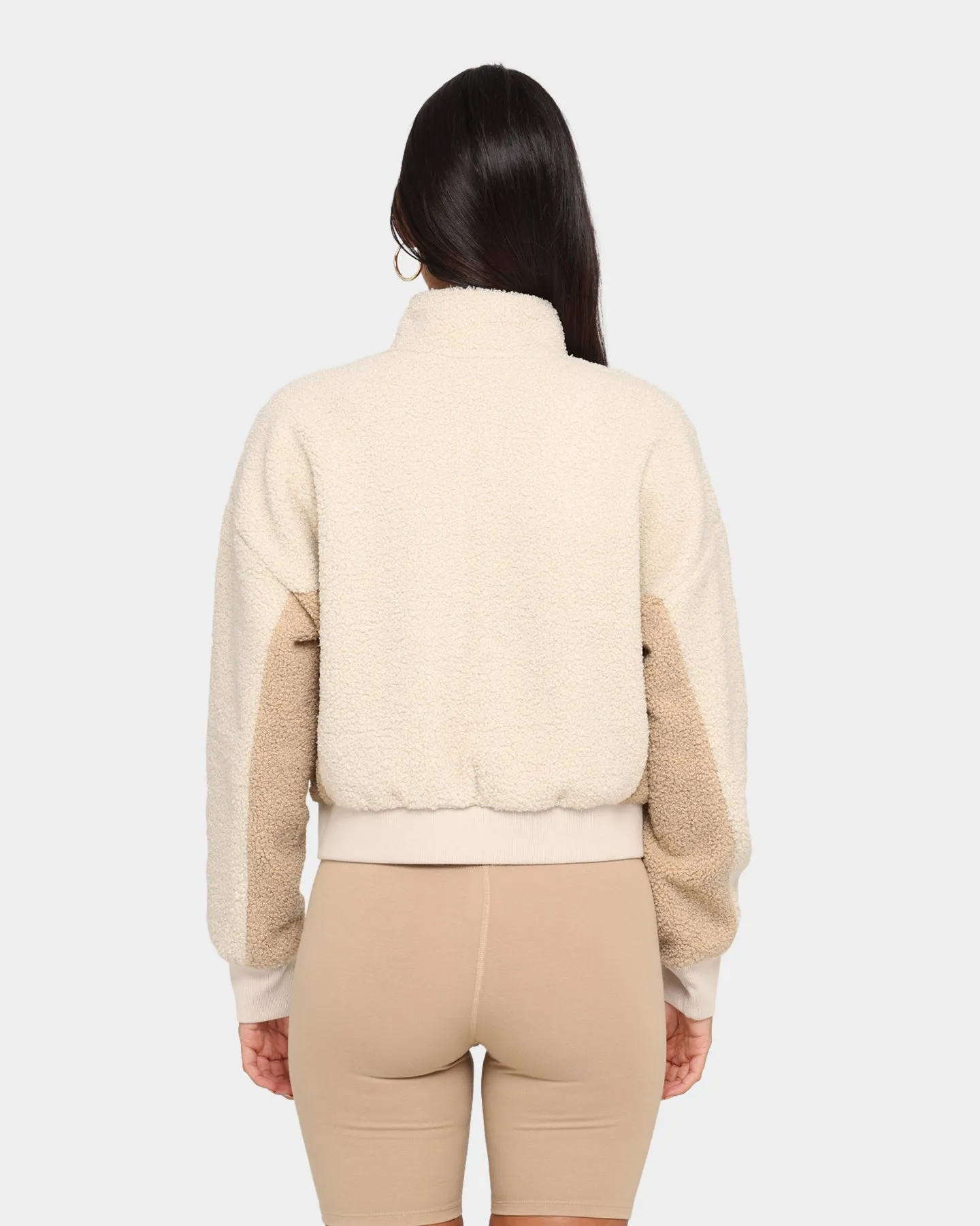 Champion Women's RB Sherpa Jacket Pebblestone