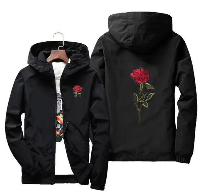 Cherished Rose Windbreaker Jacket