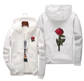 Cherished Rose Windbreaker Jacket