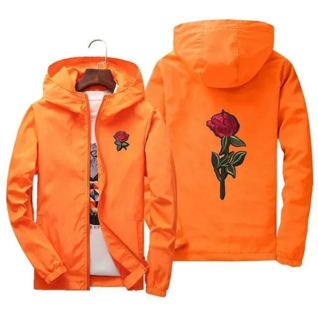 Cherished Rose Windbreaker Jacket