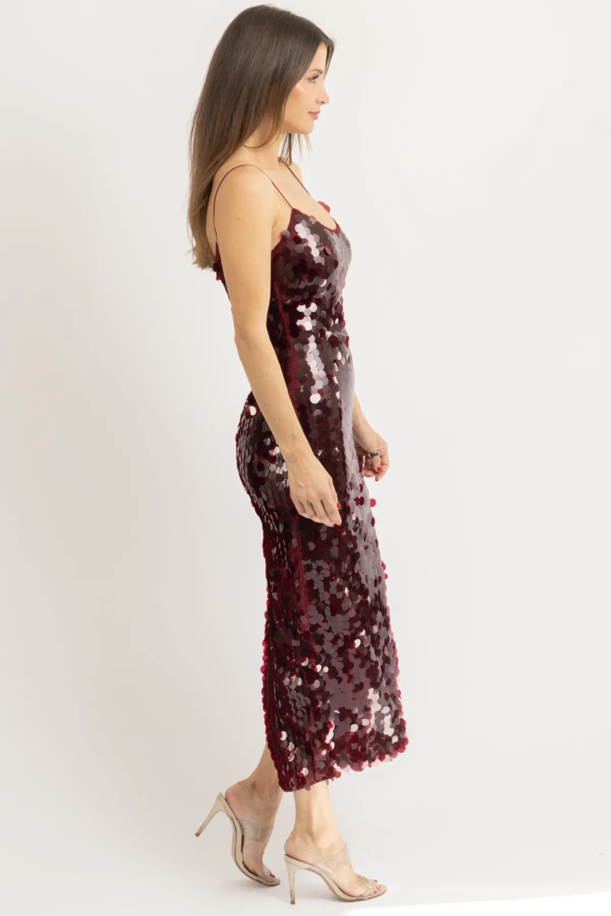 CHERRY SEQUIN MAXI DRESS *BACK IN STOCK*